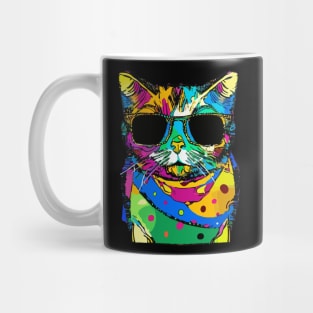 trippy Cat Mug